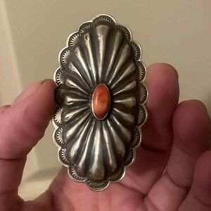 Native American concho ring